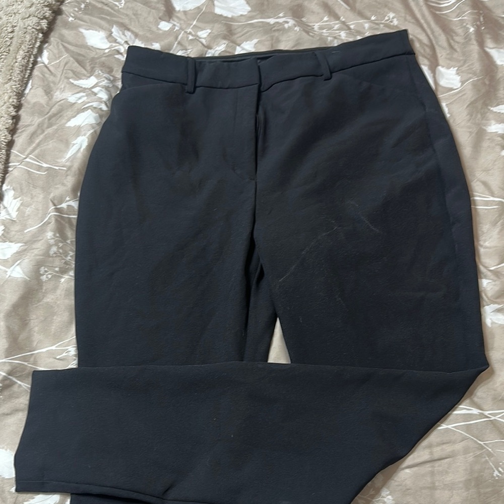 Express Black Dress Pants Tailored Straight-Leg